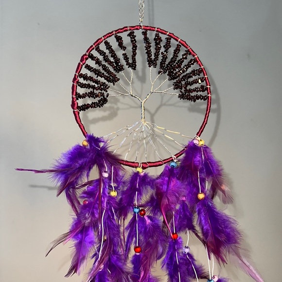 🔥SALE🔥 Garnet Crystal Tree Of Life Dream Catcher! - Picture 1 of 6